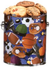 One Gallon Sports Cookie Container - 1 Unit