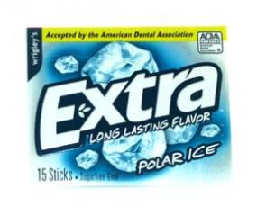 Extra Sugarfree Polar Ice  Gum Slim Pack - 10 / Box