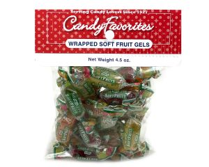 CandyFavorites Wrapped Soft Fruit Gels 4.5 oz. Bags - 6 ct.