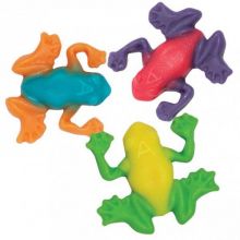 Gummi Rainforest Frogs are colorful and delicious.