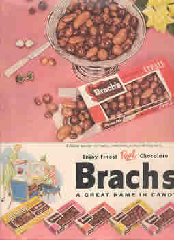 Brach’s Candy Advertisement "Good enough for silver" Circa 1955